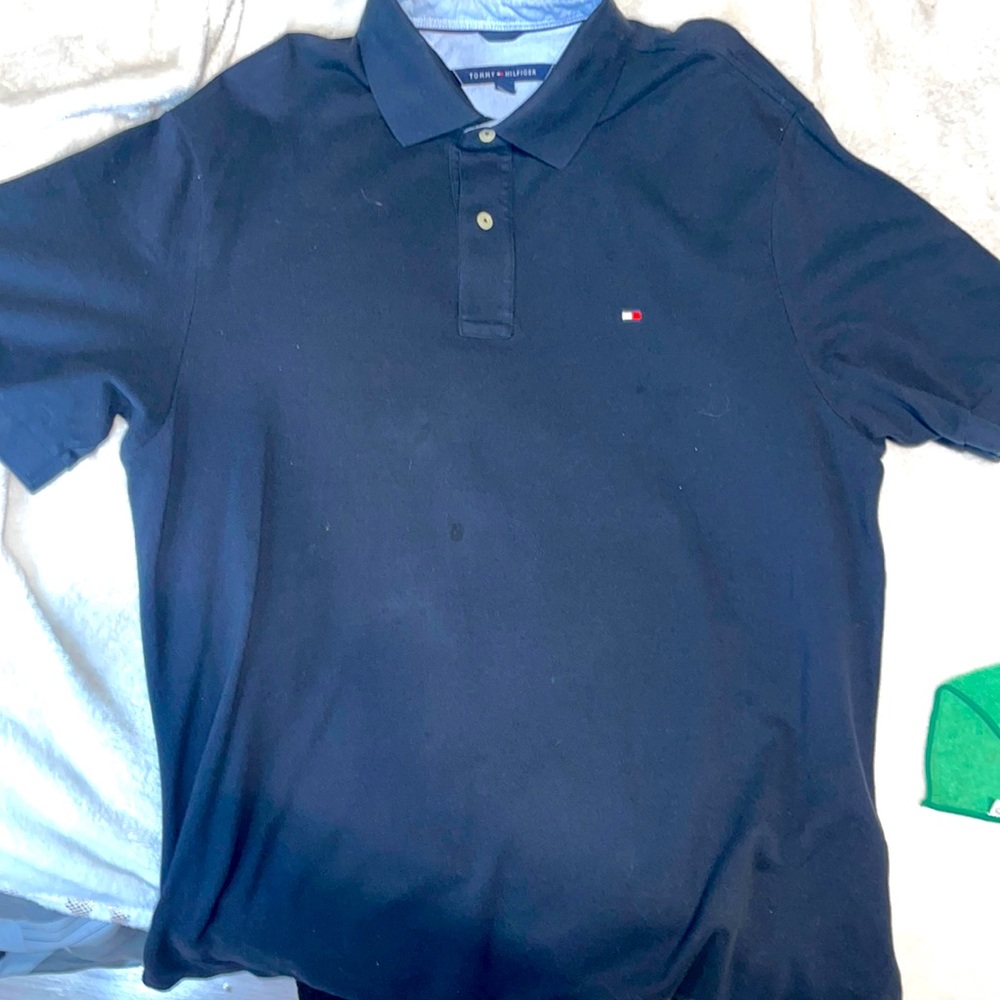 Tommy Hilfiger Shirts | Mens Tommy Hilfiger Custom Fit A Polo Shirt